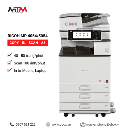 RICOH MP 4054/5054 - Gói thuê 5.000 bản/tháng